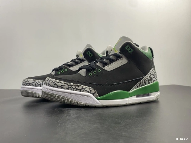 Cheap TBK Air CT8532-030 Green Jordan 3 Pine 0808